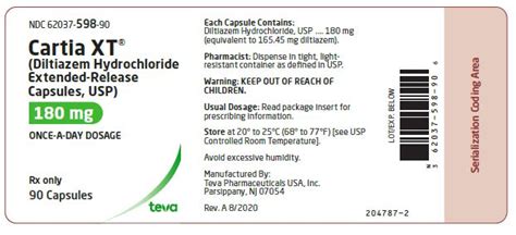 is cartia the generic name for diltiazem